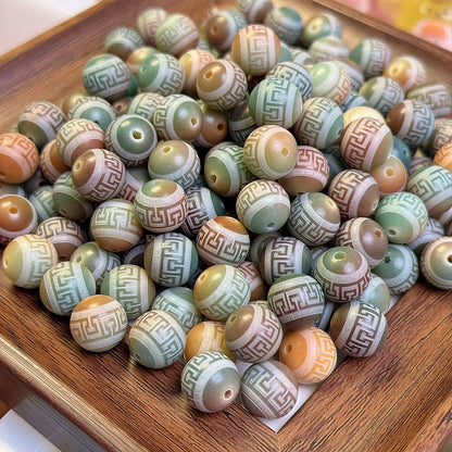 A-engraved 6 words Bodhi beads