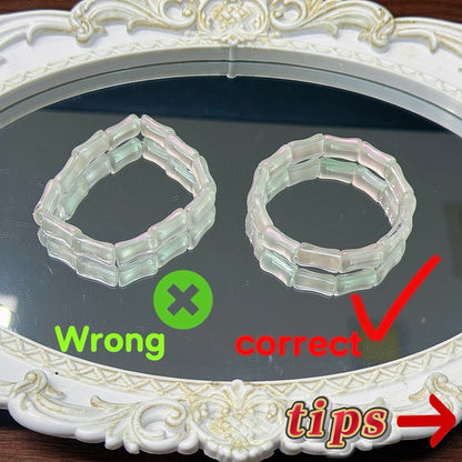 (J to T)Bigger size glass beads mix