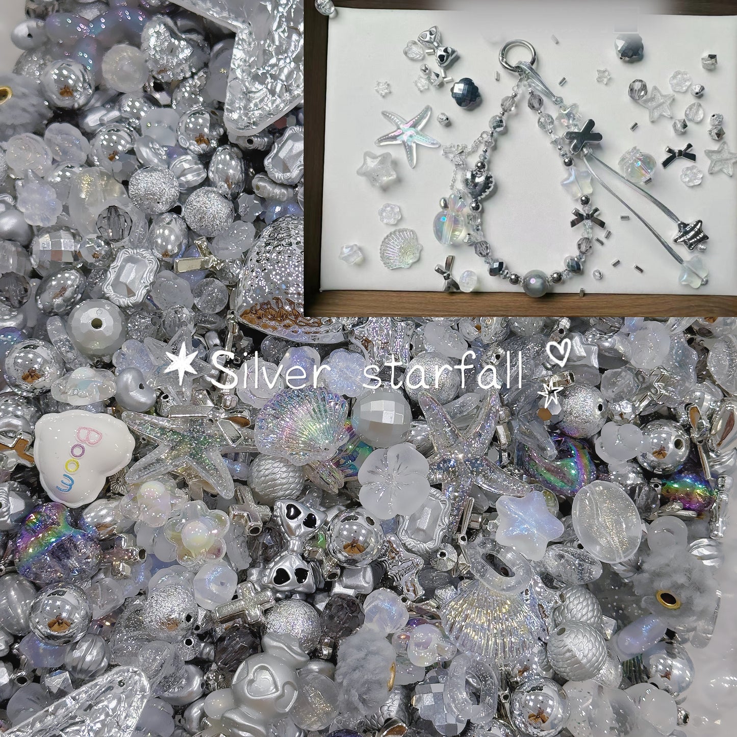 A-New mix Acrylic DIY beads