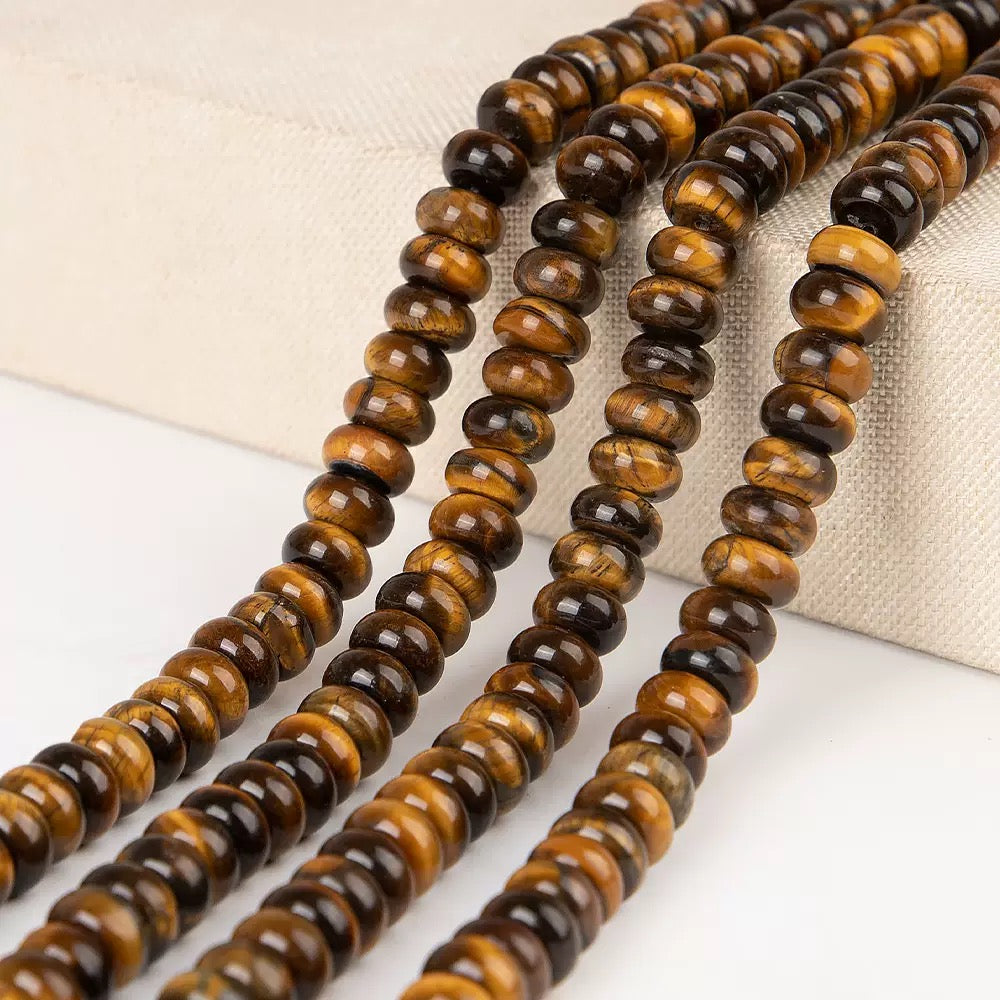 [NEW]5x8mm Natural Crystal Abacus Rondelle Loose Beads DIY Jewelry Making Spacer Beads