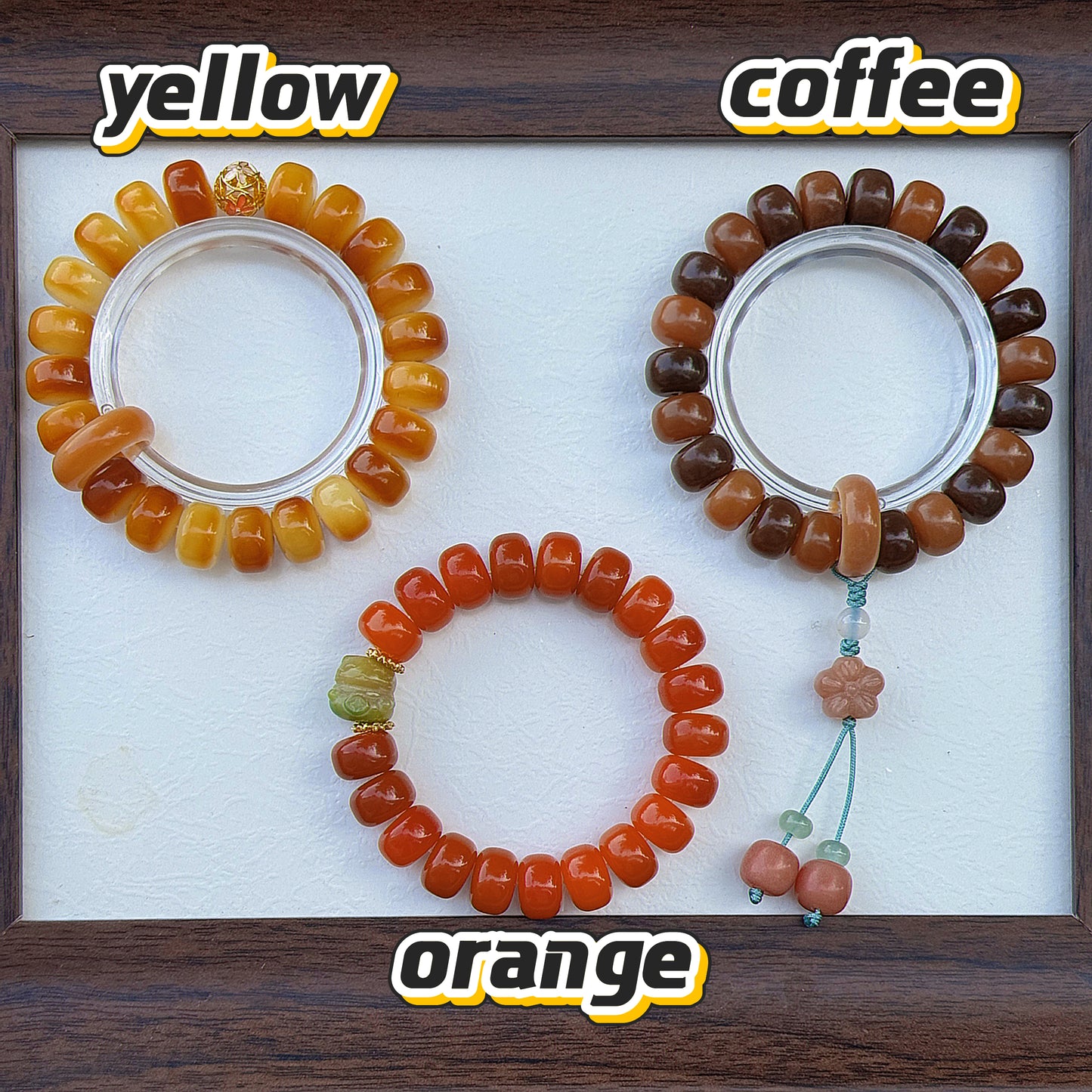 A-bigger size tablets shape Bodhi beads