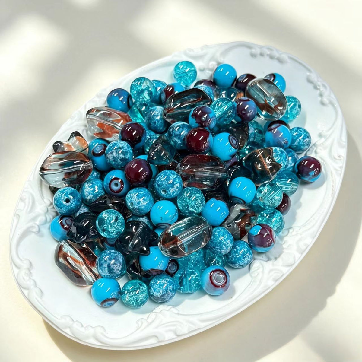 ✨【NEW】Glass-Turquoise Tides