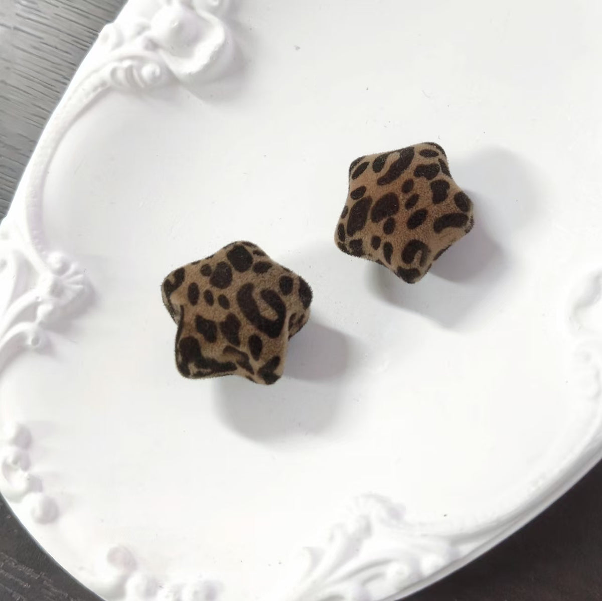 ✨【NEW】Wild Velvet｜Leopard‑Print Flocked Beads For DIY Jewelry Making