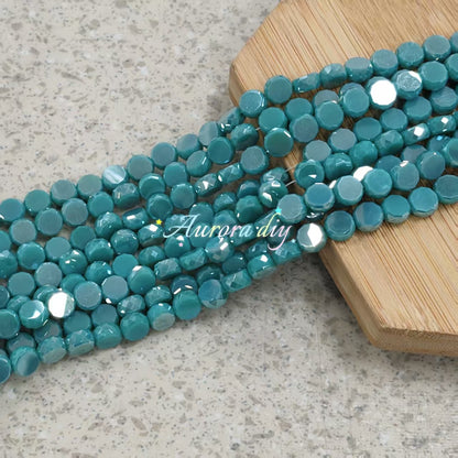 ✨【NEW】Prism Disc | AB Faceted Disc Glass Beads for DIY Jewelry Making