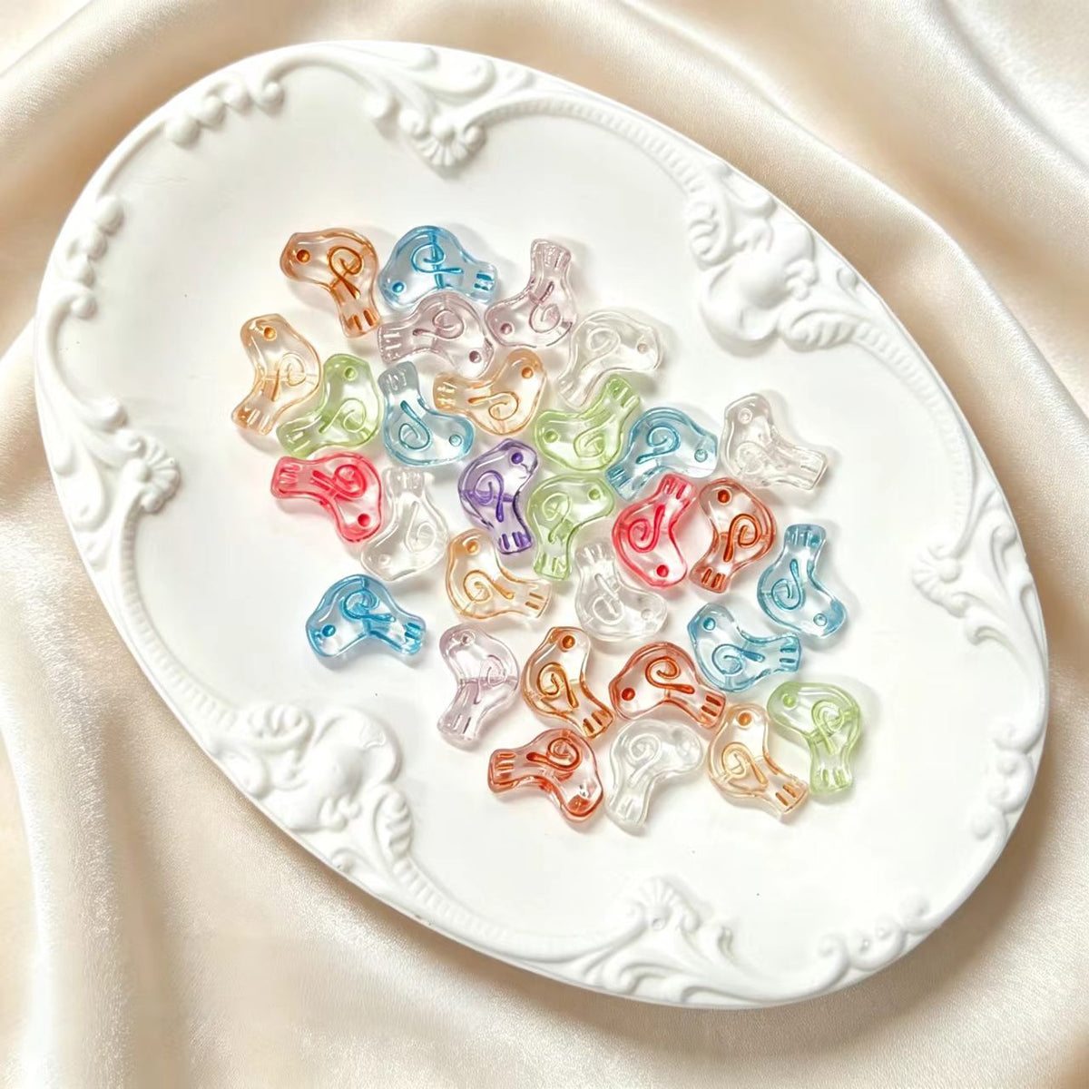 [NEW] Vintage Gold Inlay Czech Glass Beads