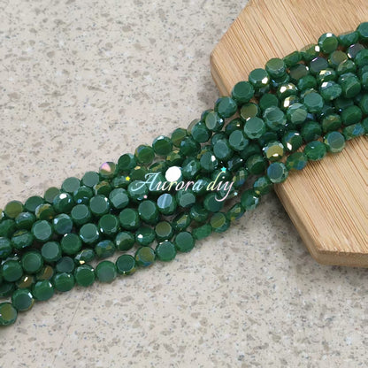 ✨【NEW】Prism Disc | AB Faceted Disc Glass Beads for DIY Jewelry Making