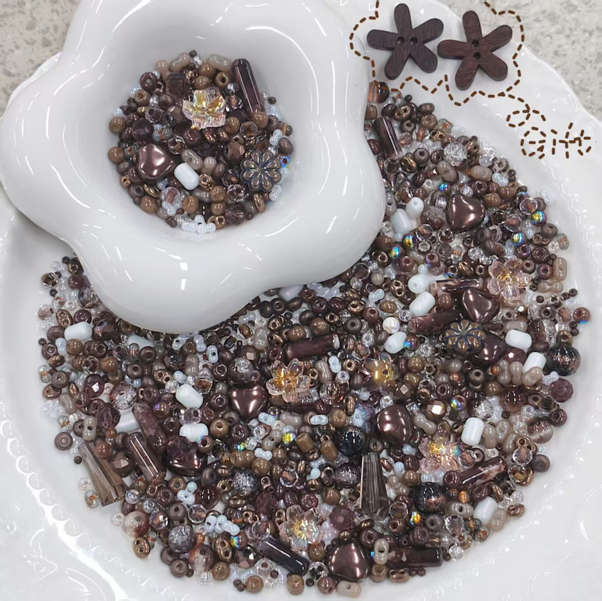 ✨【NEW】Seed Bead-Walnut Whisper