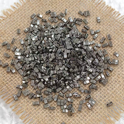 ✨【NEW】Half Tila Haze | 2 Hole Rectangle Glass Beads for DIY Jewelry Making