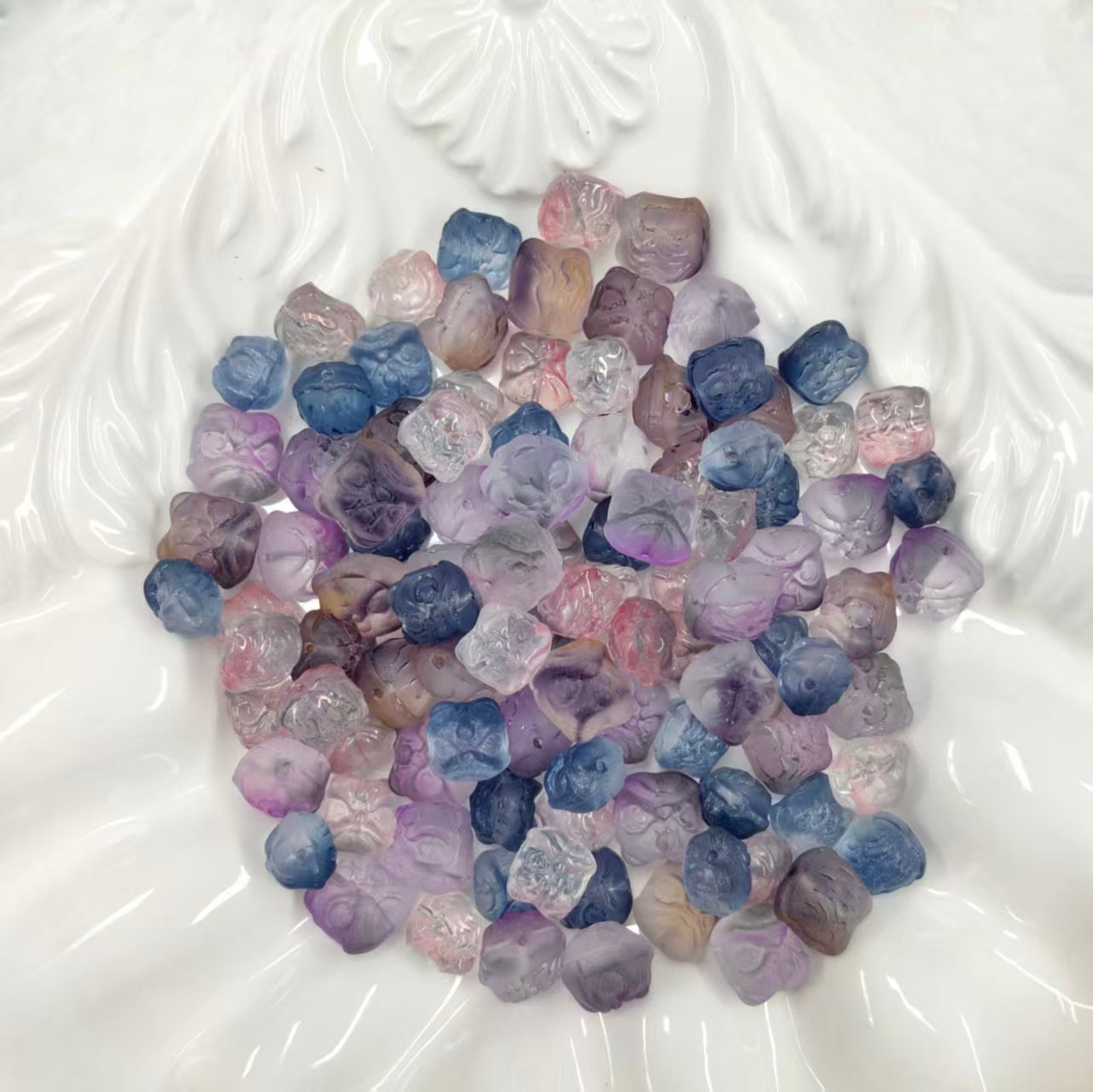 ✨【NEW】Mystic Lion| Mixed Lion‑Head Glass Beads for DIY Jewelry Making