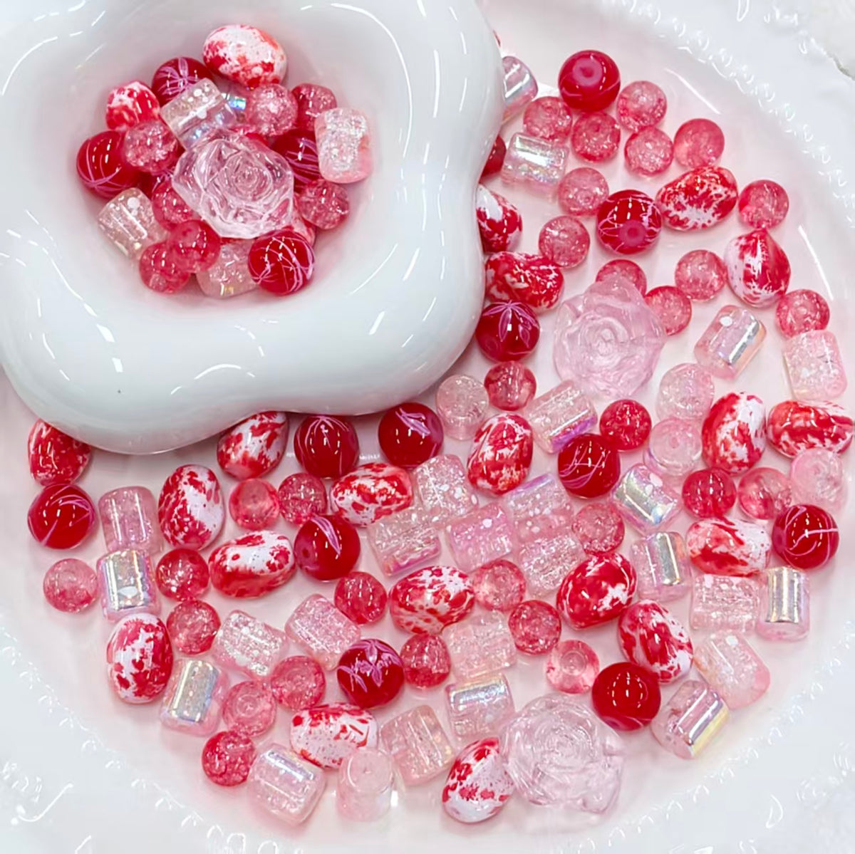 ✨【NEW】Glass-Strawberry Bloom