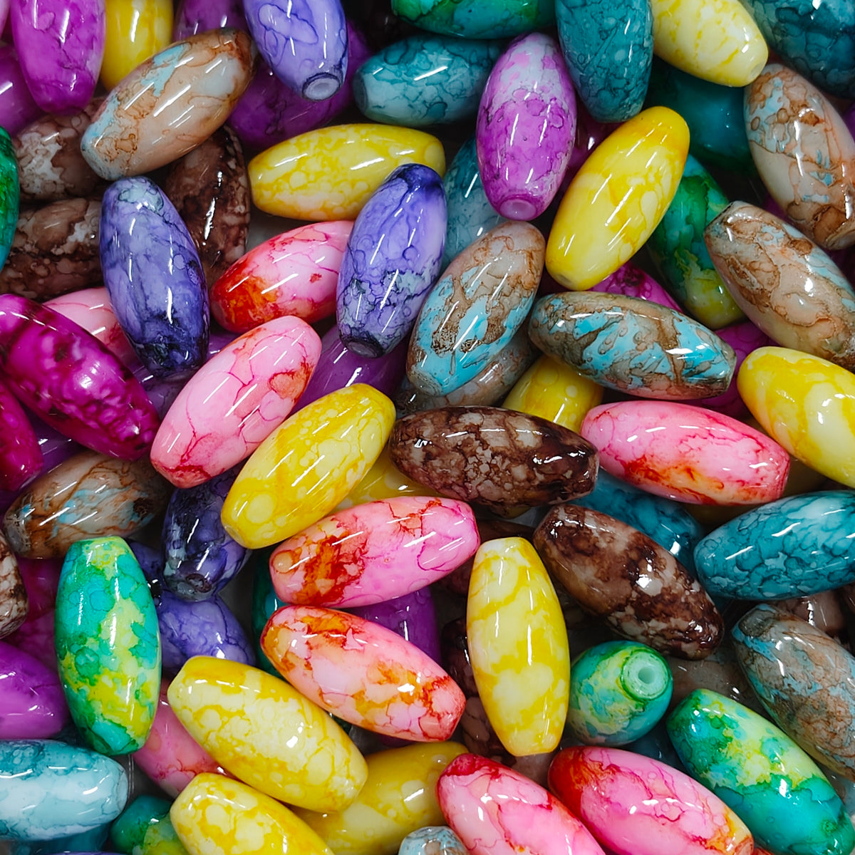 ✨【NEW】Picasso Shuttle | Picasso Marbled Shuttle Bead DIY Jewelry Making