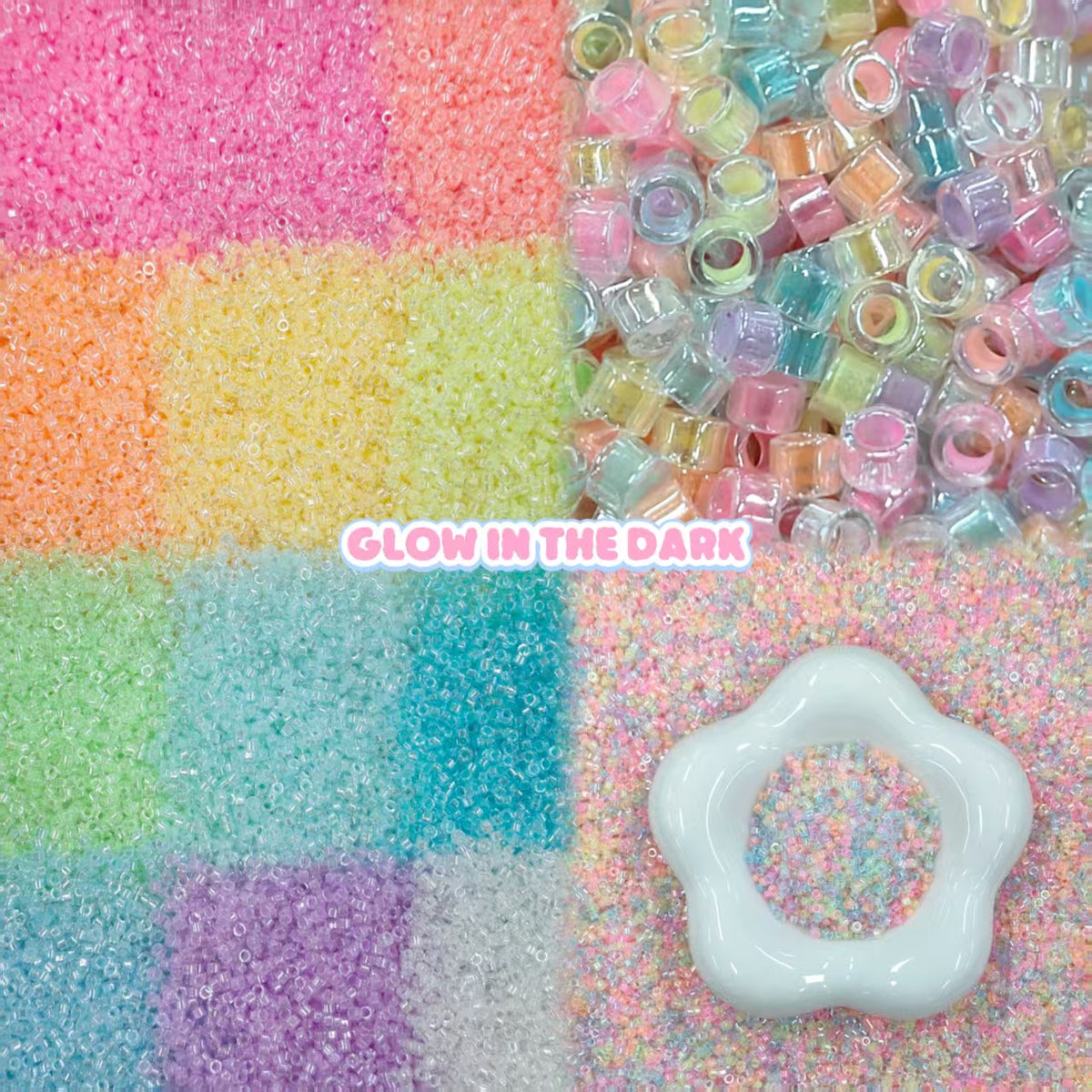 ✨【NEW】Lumina Delica | Glow In The Dark Delica Seed Beads, DIY Jewelry Supplies