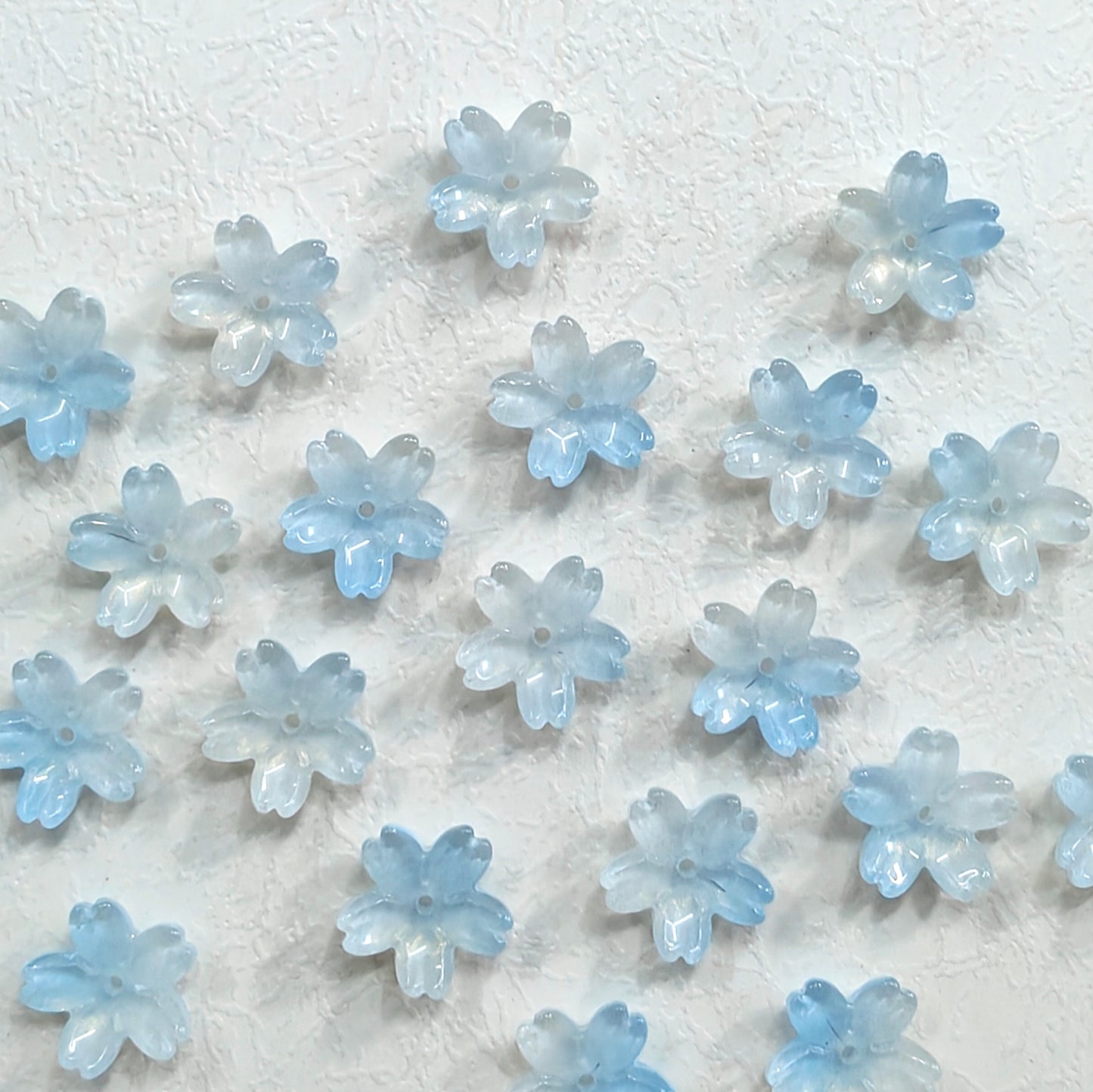 ✨【NEW】Opal Sakura | 20mm Gradient Cherry Blossom Glass Beads For DIY Jewelry