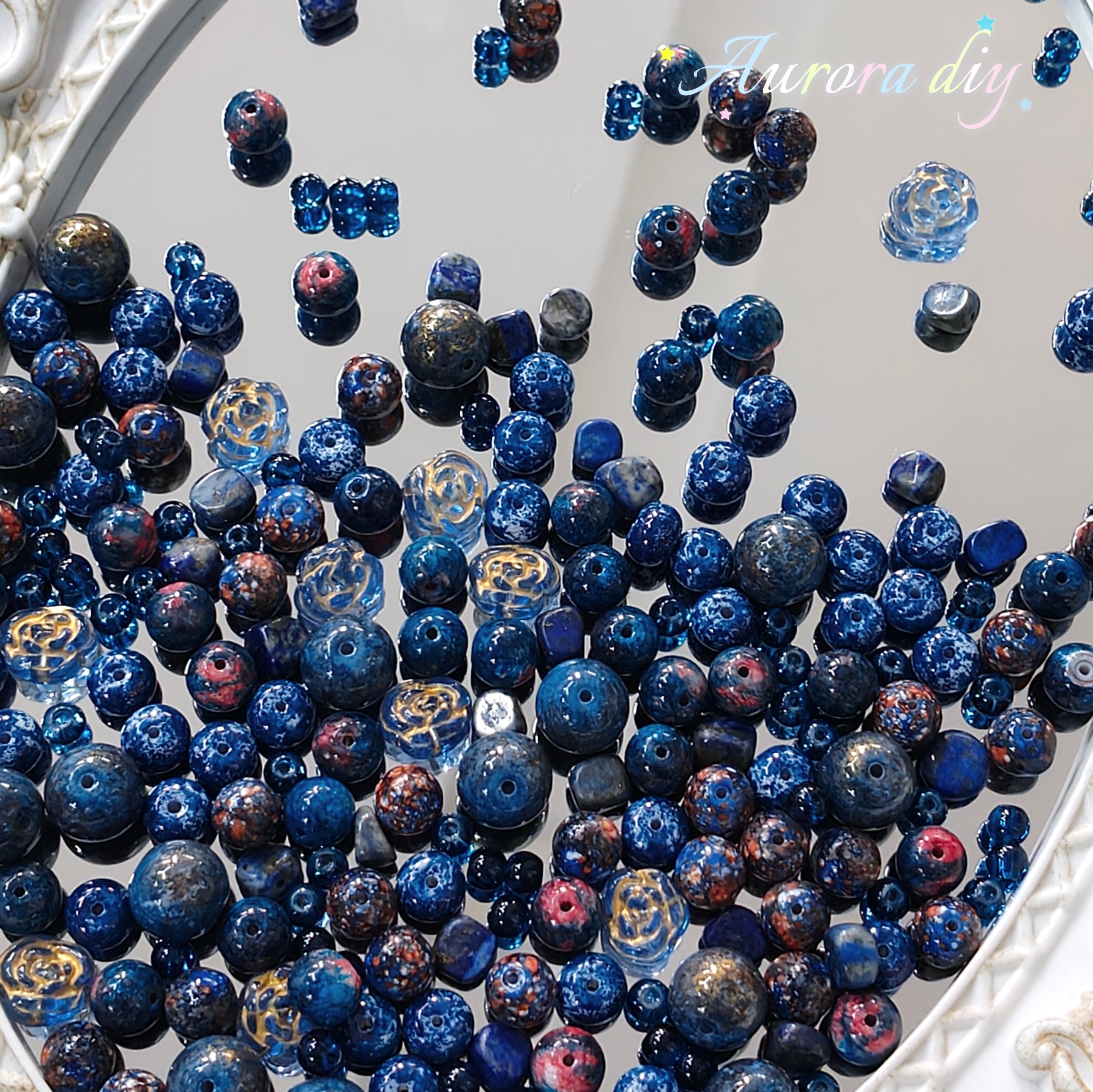✨【NEW】Glass-Sapphire Galaxy