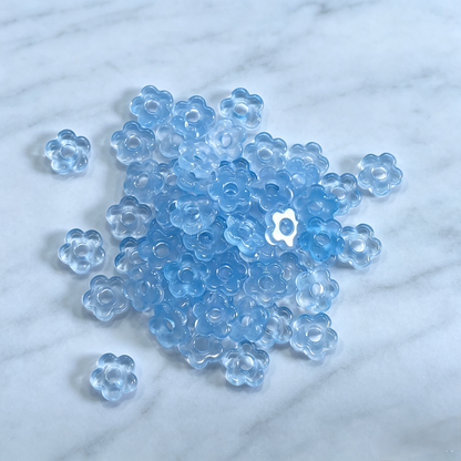 ✨【NEW】Hollow Flower | Large Hole Glass Flower Beads For DIY Handmade Jewelry Craft Supplies