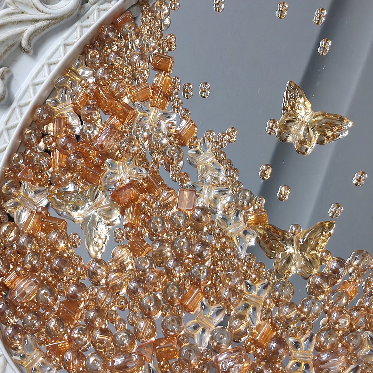 ✨【NEW】Amber Champagne | Champagne Tone Mixed Glass Beads For DIY Handmade Jewelry Making