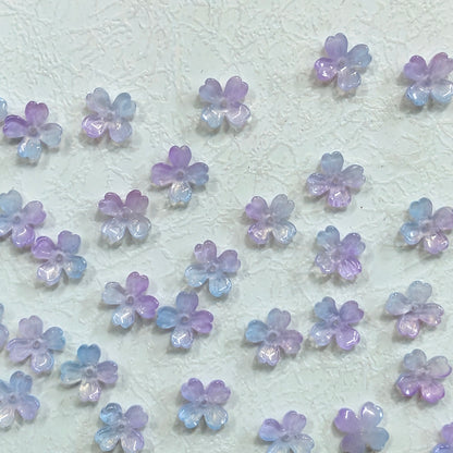 ✨【NEW】Opal Clover | Gradient Four Leaf Glass Beads For DIY Jewelry Making