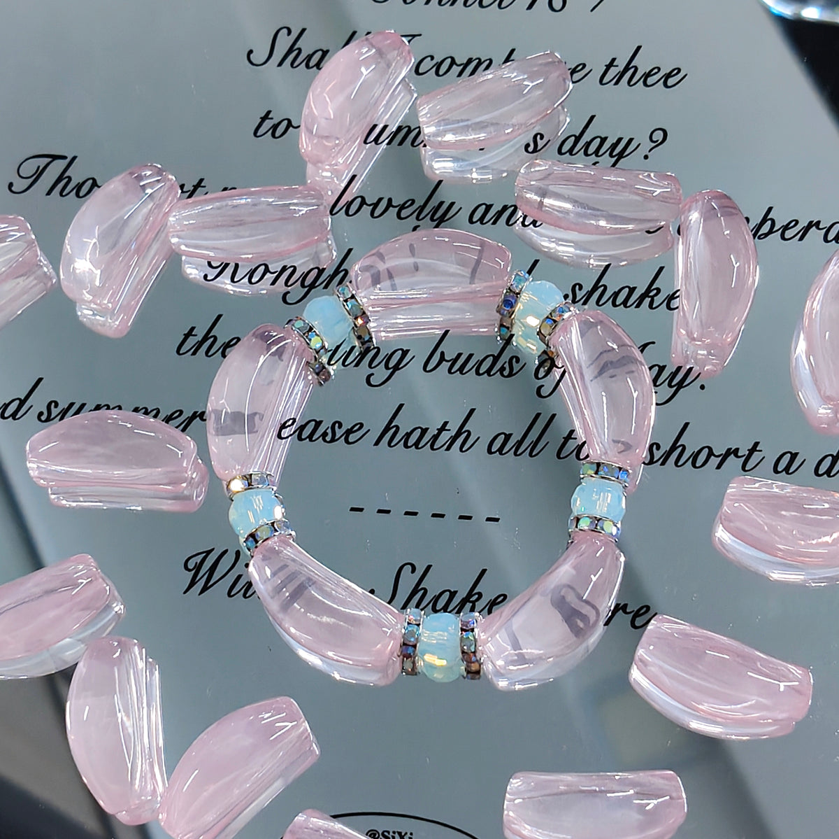 ✨【NEW】Jelly Curved Tube | Candy‑Tone Glass Beads For DIY Bracelet Making