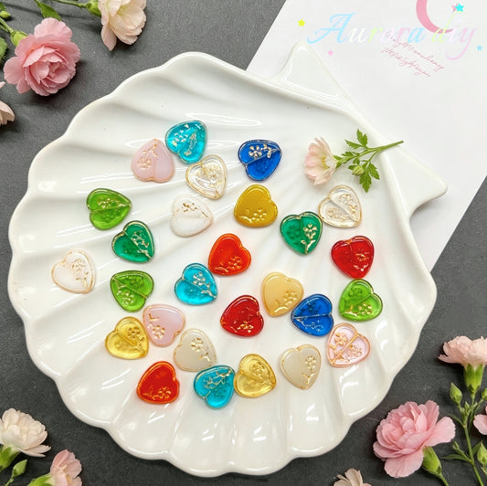 ✨【NEW】Gilded Duo Glass Beads - Gold Inlaid Two-Style Set for DIY Jewelry Making