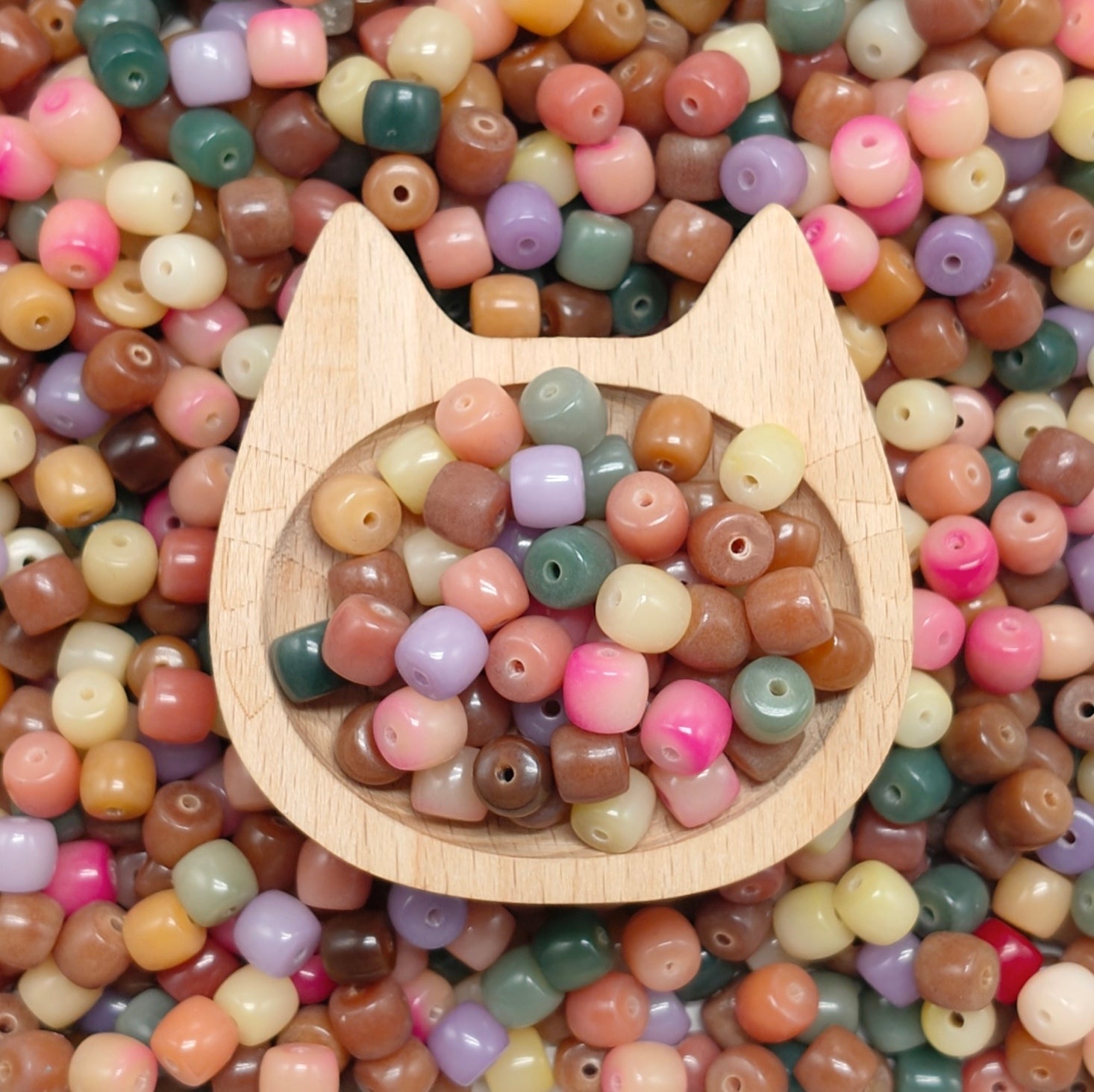 K-Bodhi Natural beads(barrel shape)