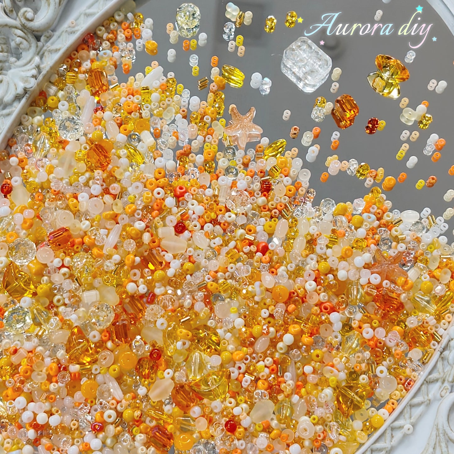 ✨【NEW】Seed Bead-Orange Soda