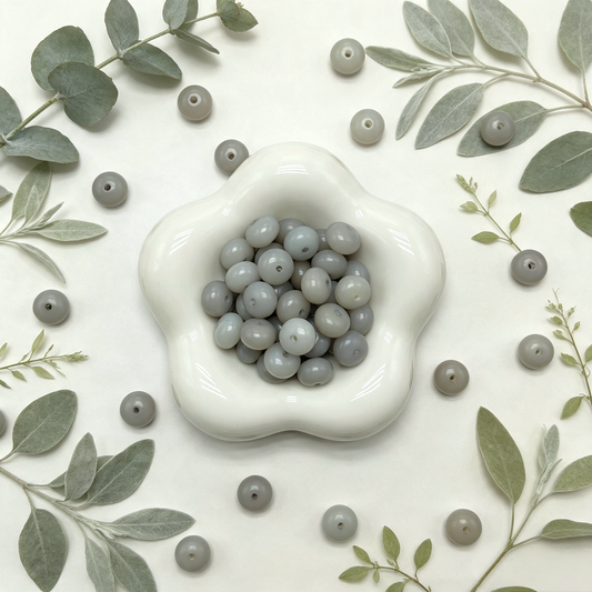 [NEW] M39-8*11mm Misty Grey Abacus Bodhi