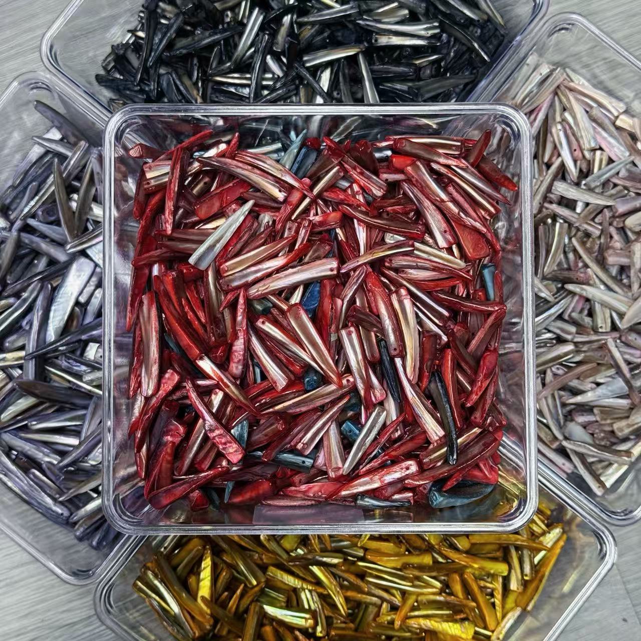 ✨【NEW】Iris Iridescent Mixed-Shape Mother-of-Pearl Shell Bulk DIY Craft Beads