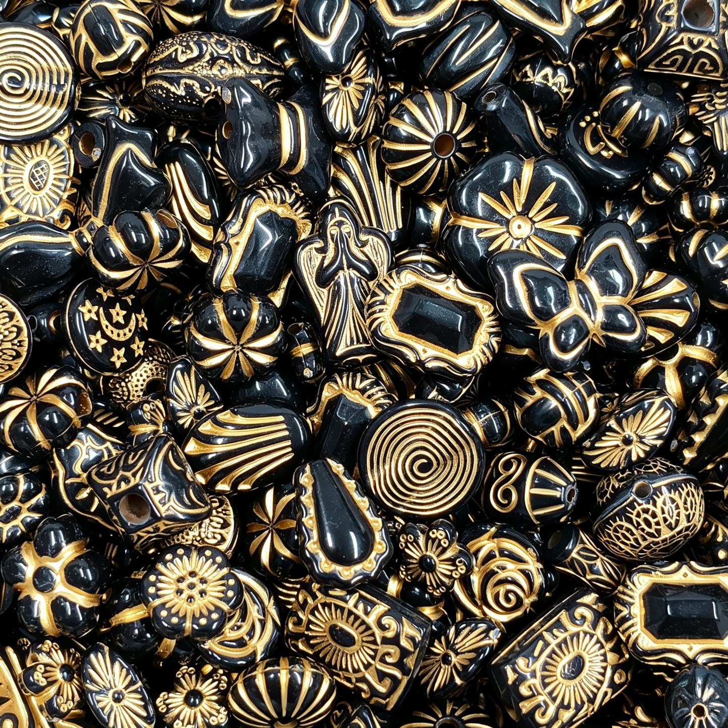 🖤【NEW】Acrylic-Gilded Noir