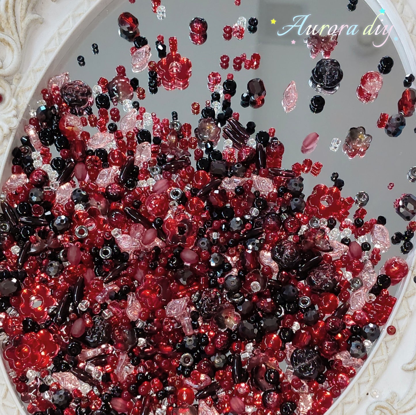 ✨【NEW】Seed Bead-Crimson Noir