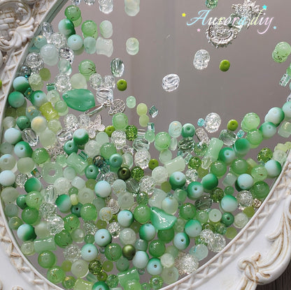 【NEW|B5G1】Aesthetic Mixed Glass Beads Collection | Buy 5 Packs Get 1 Free, 250g Per Pack, New Colors Updated Regularly