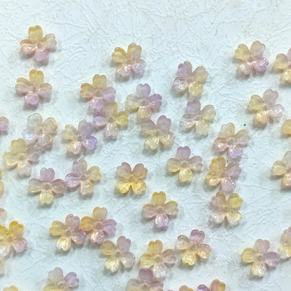 ✨【NEW】Opal Clover | Gradient Four Leaf Glass Beads For DIY Jewelry Making