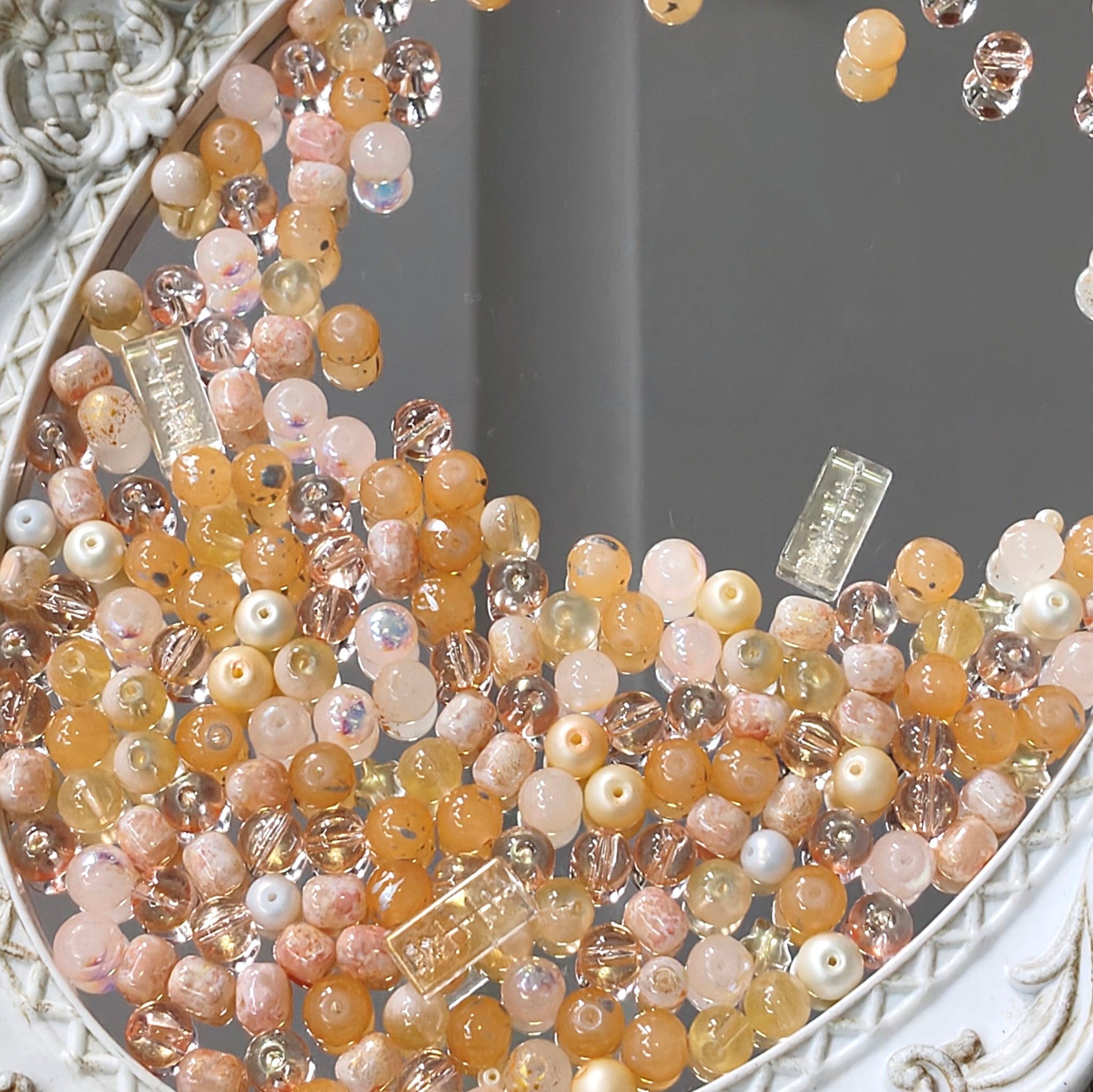 【NEW|B5G1】Aesthetic Mixed Glass Beads Collection | Buy 5 Packs Get 1 Free, 250g Per Pack, New Colors Updated Regularly