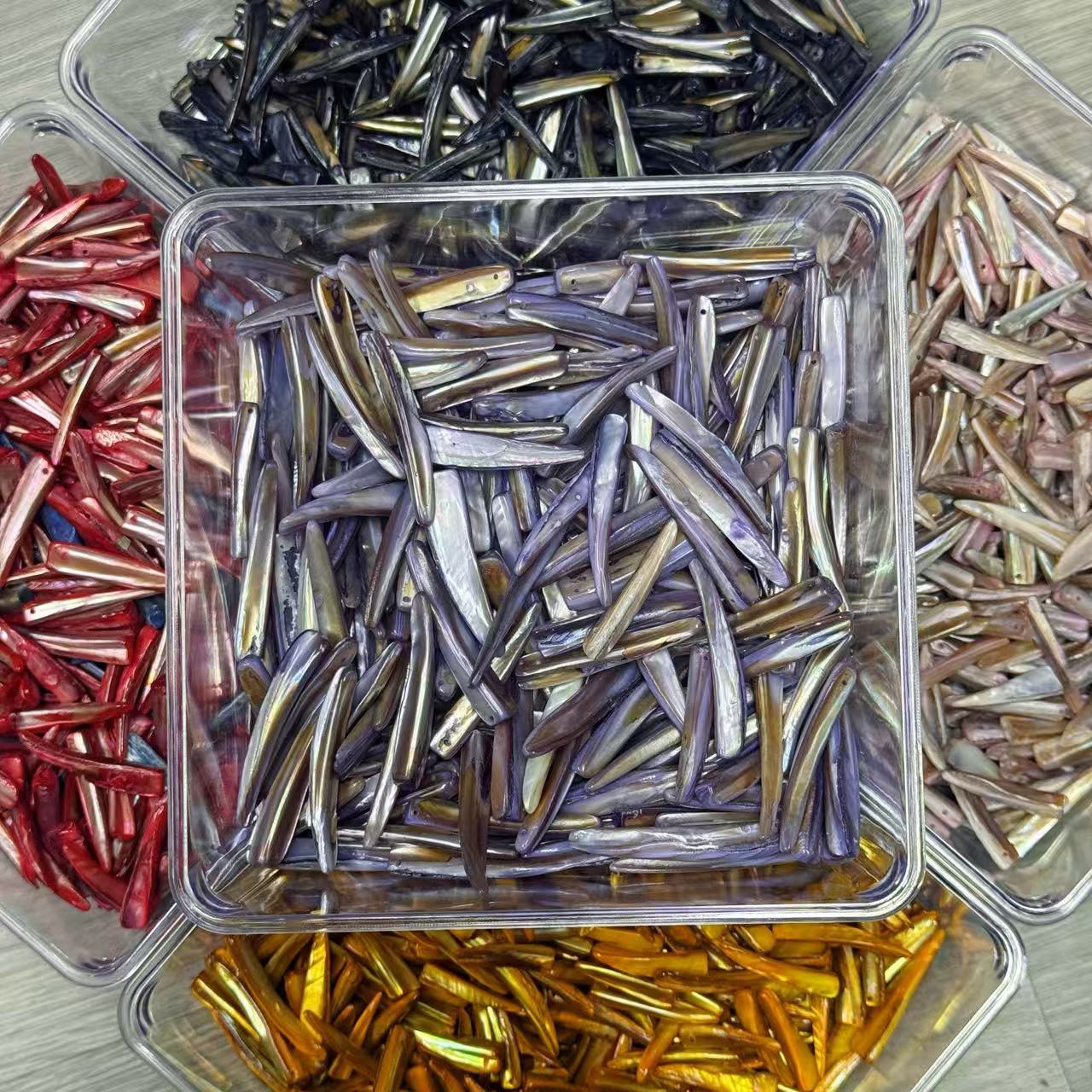 ✨【NEW】Iris Iridescent Mixed-Shape Mother-of-Pearl Shell Bulk DIY Craft Beads