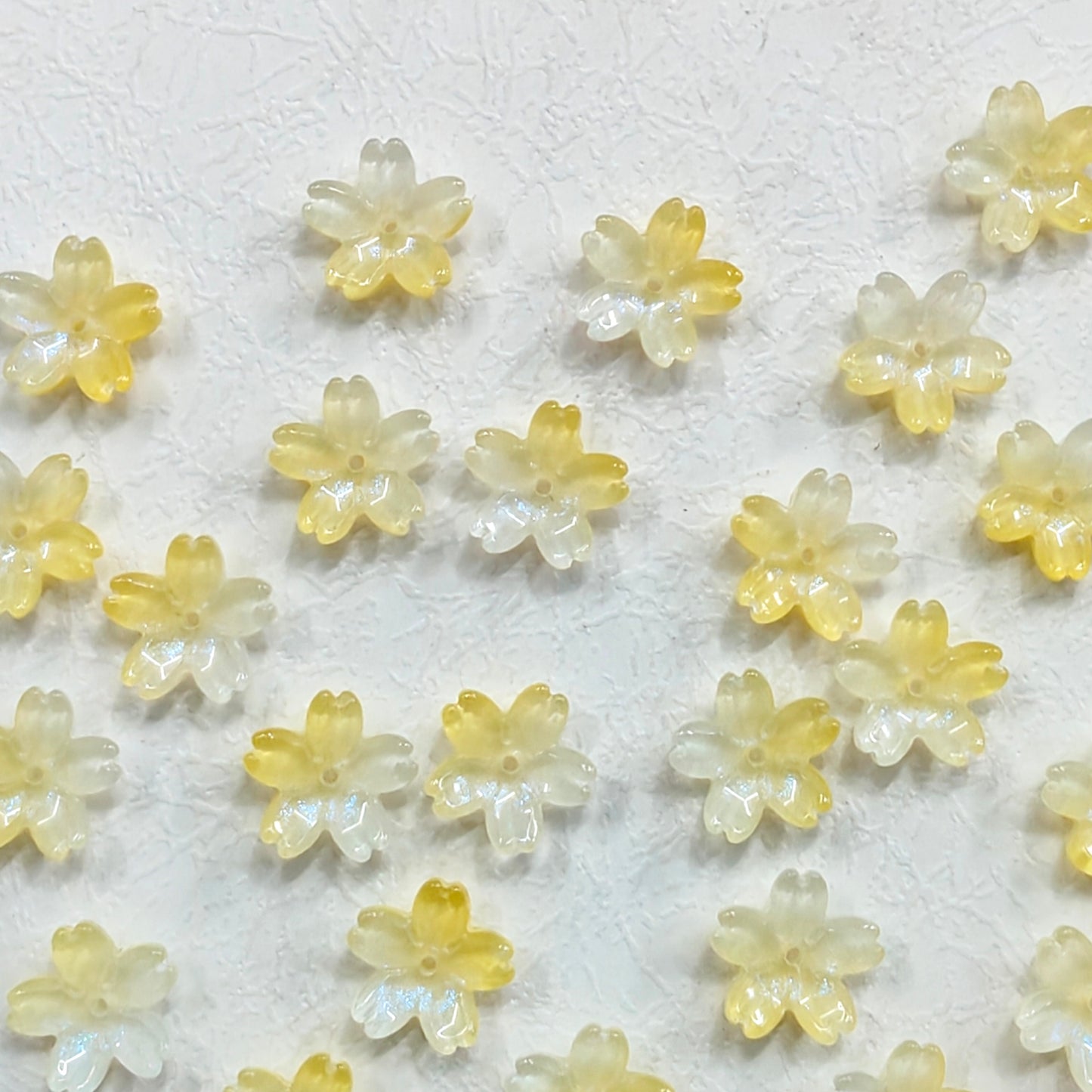 ✨【NEW】Opal Sakura | 20mm Gradient Cherry Blossom Glass Beads For DIY Jewelry
