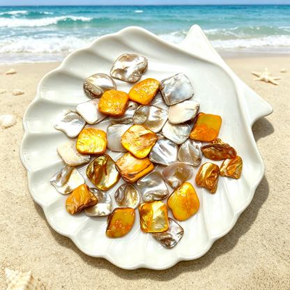 ✨【NEW】Iris Iridescent Mixed-Shape Mother-of-Pearl Shell Bulk DIY Craft Beads