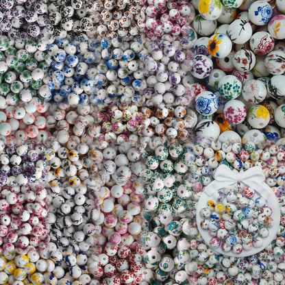 【NEW】Pastel Garden Ceramic Beads