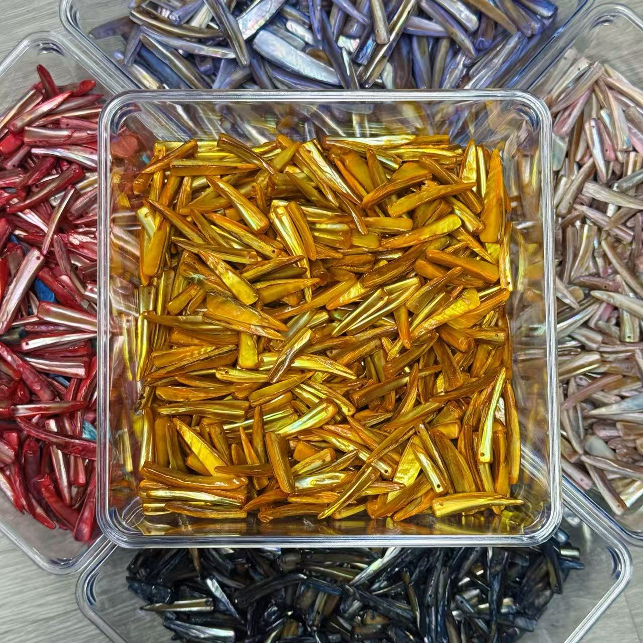 ✨【NEW】Iris Iridescent Mixed-Shape Mother-of-Pearl Shell Bulk DIY Craft Beads