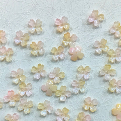 ✨【NEW】Opal Clover | Gradient Four Leaf Glass Beads For DIY Jewelry Making