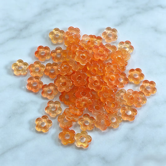 ✨【NEW】Hollow Flower | Large Hole Glass Flower Beads For DIY Handmade Jewelry Craft Supplies