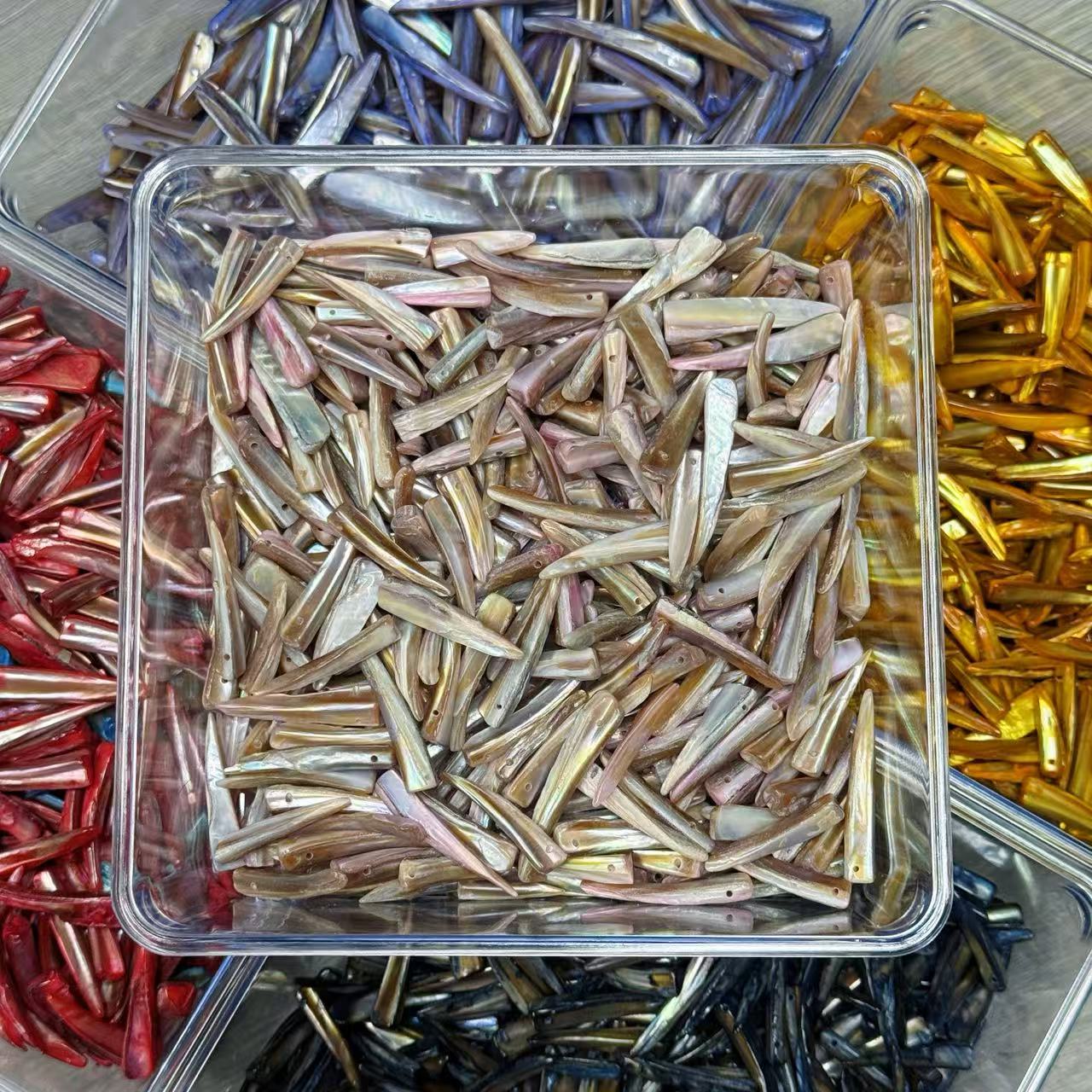 ✨【NEW】Iris Iridescent Mixed-Shape Mother-of-Pearl Shell Bulk DIY Craft Beads