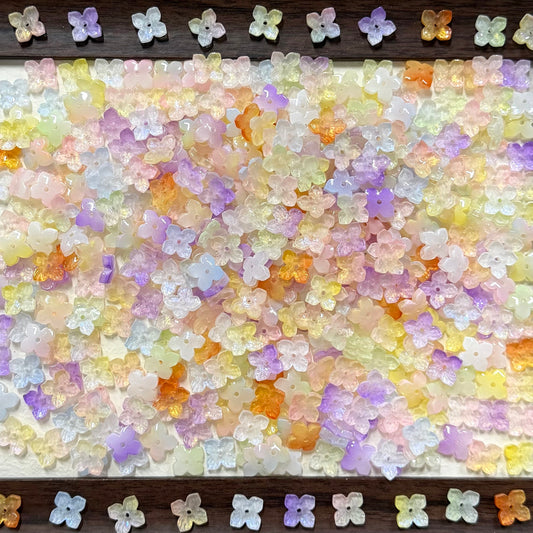 ✨【NEW】Four-Petal Flower | Glass Beads Mix for DIY Jewelry Making