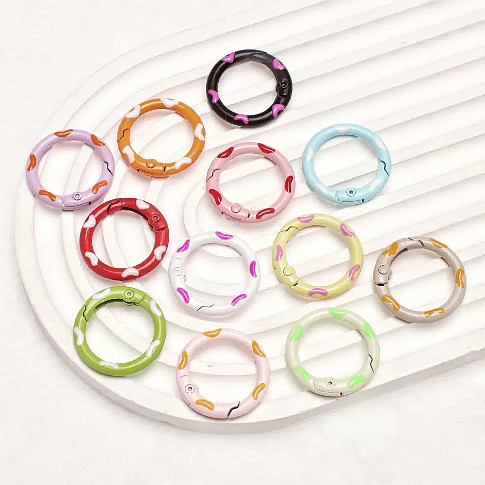 ✨【NEW】Cute Shape Spring Clasp | Alloy Keyring for DIY Handmade Charms