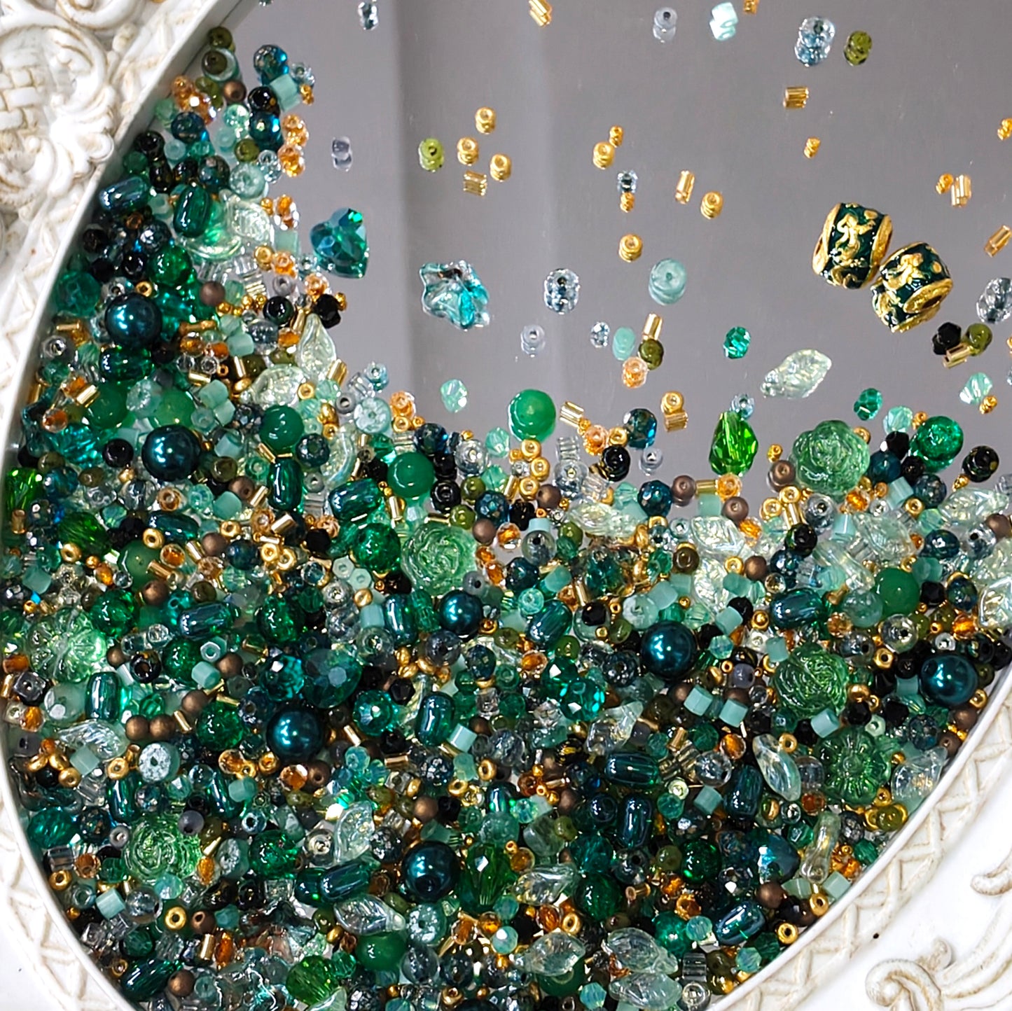 ✨【NEW】Seed Bead-Emerald Gild