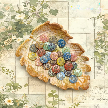 [NEW] Vintage Gold Inlay Czech Glass Beads