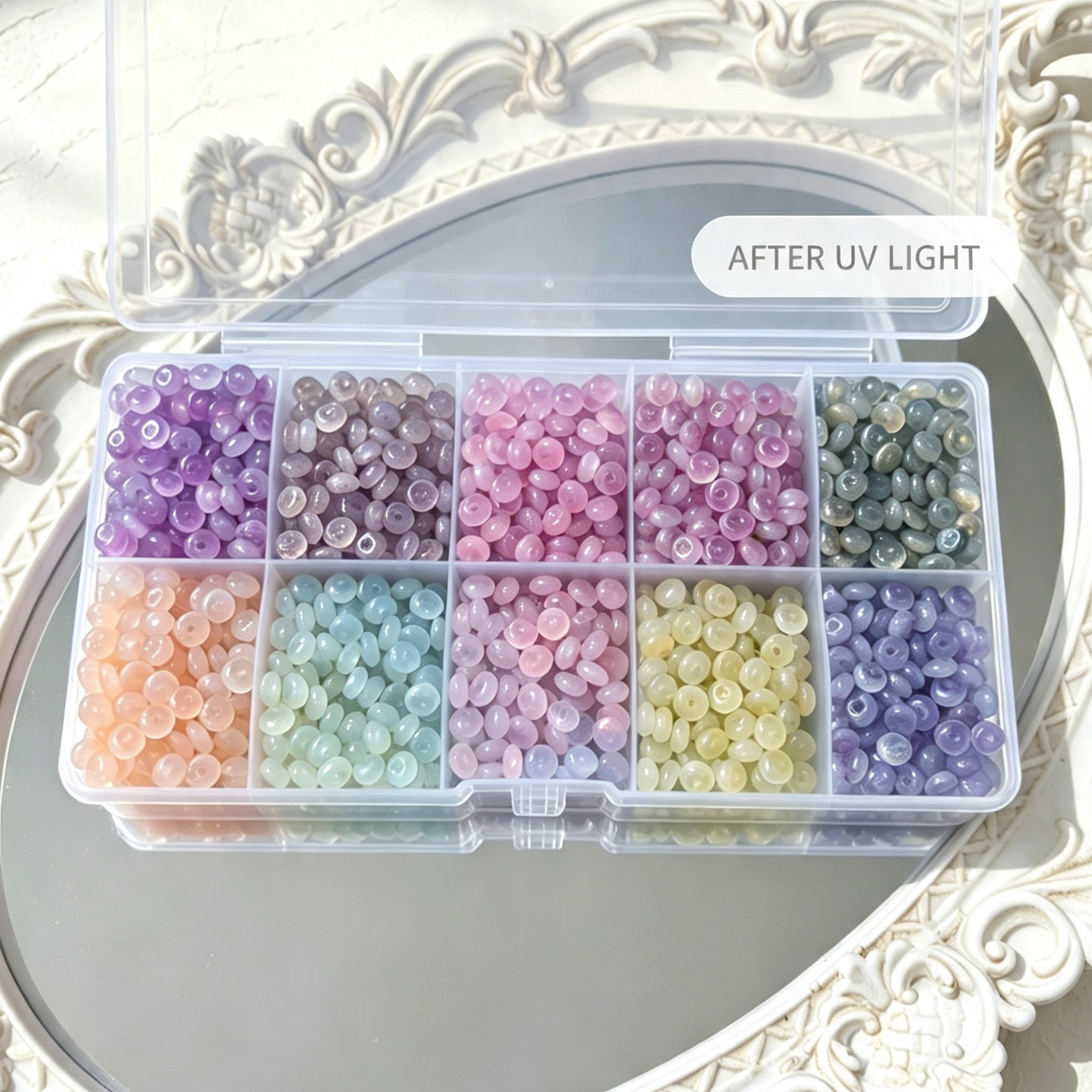 ✨【NEW】Color Changing Donut | UV Light Activated Glass Beads for DIY Crafts