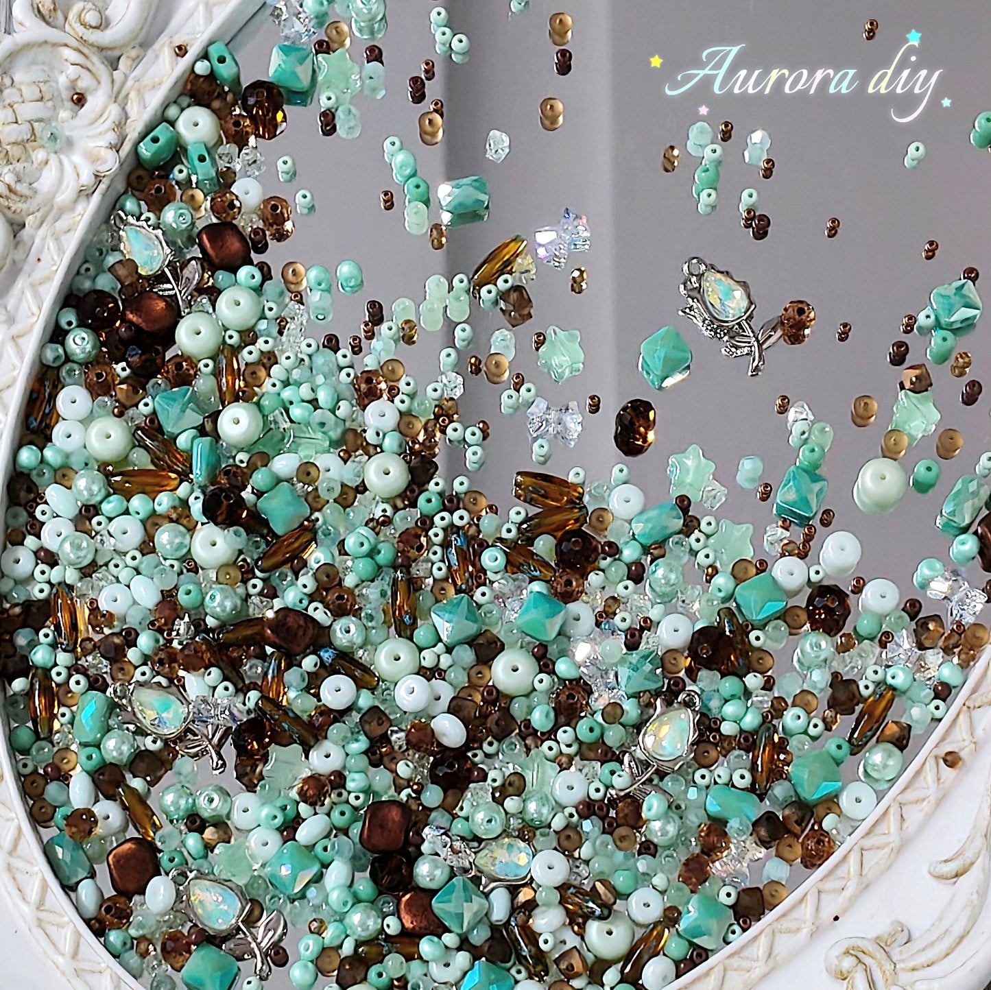 ✨【NEW】Seed Bead-Mint Cocoa