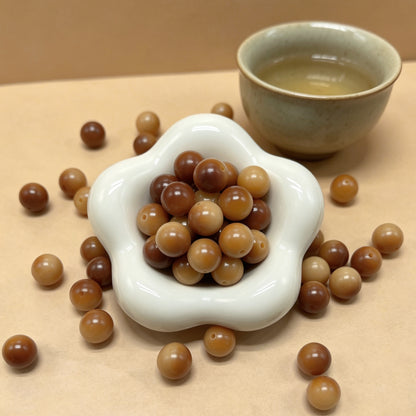 [NEW] H49-13mm Roast Caramel Round Bodhi|for Bracelet & Jewelry DIY making