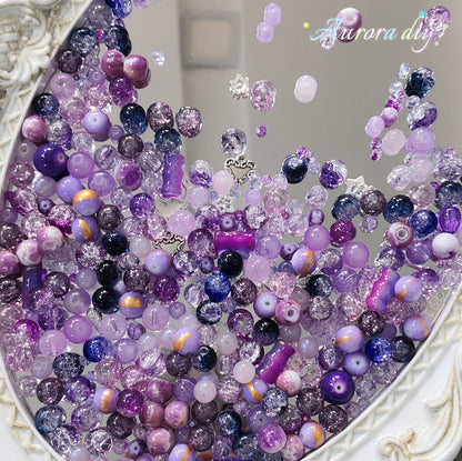【NEW|B5G1】Aesthetic Mixed Glass Beads Collection | Buy 5 Packs Get 1 Free, 250g Per Pack, New Colors Updated Regularly