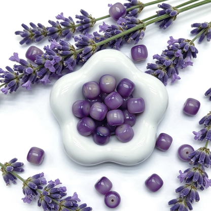 [NEW] K83-12*14mm Lavender Purple Barrel Bodhi|for Bracelet & Jewelry DIY making
