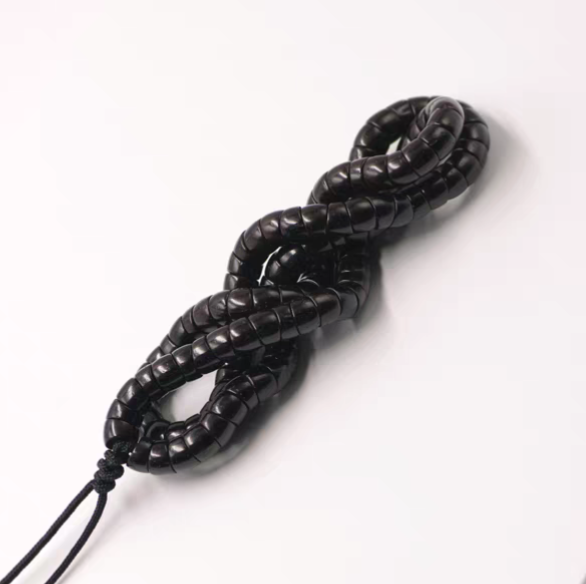 [NEW] F44-9mm Black Onyx Straight-Cut Garlic Bodhi|for Bracelet & Jewelry DIY making